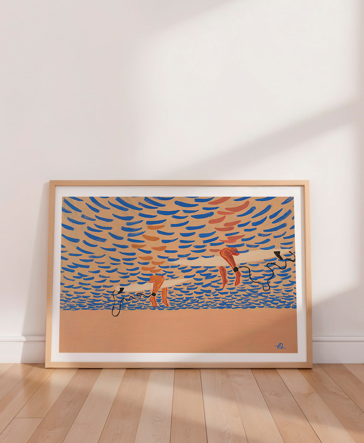 Head in the clouds Art Print (2nd edition)