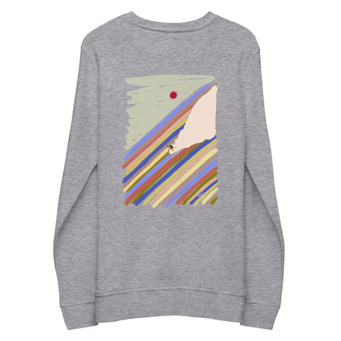 Shortcut organic embroidery sweatshirt