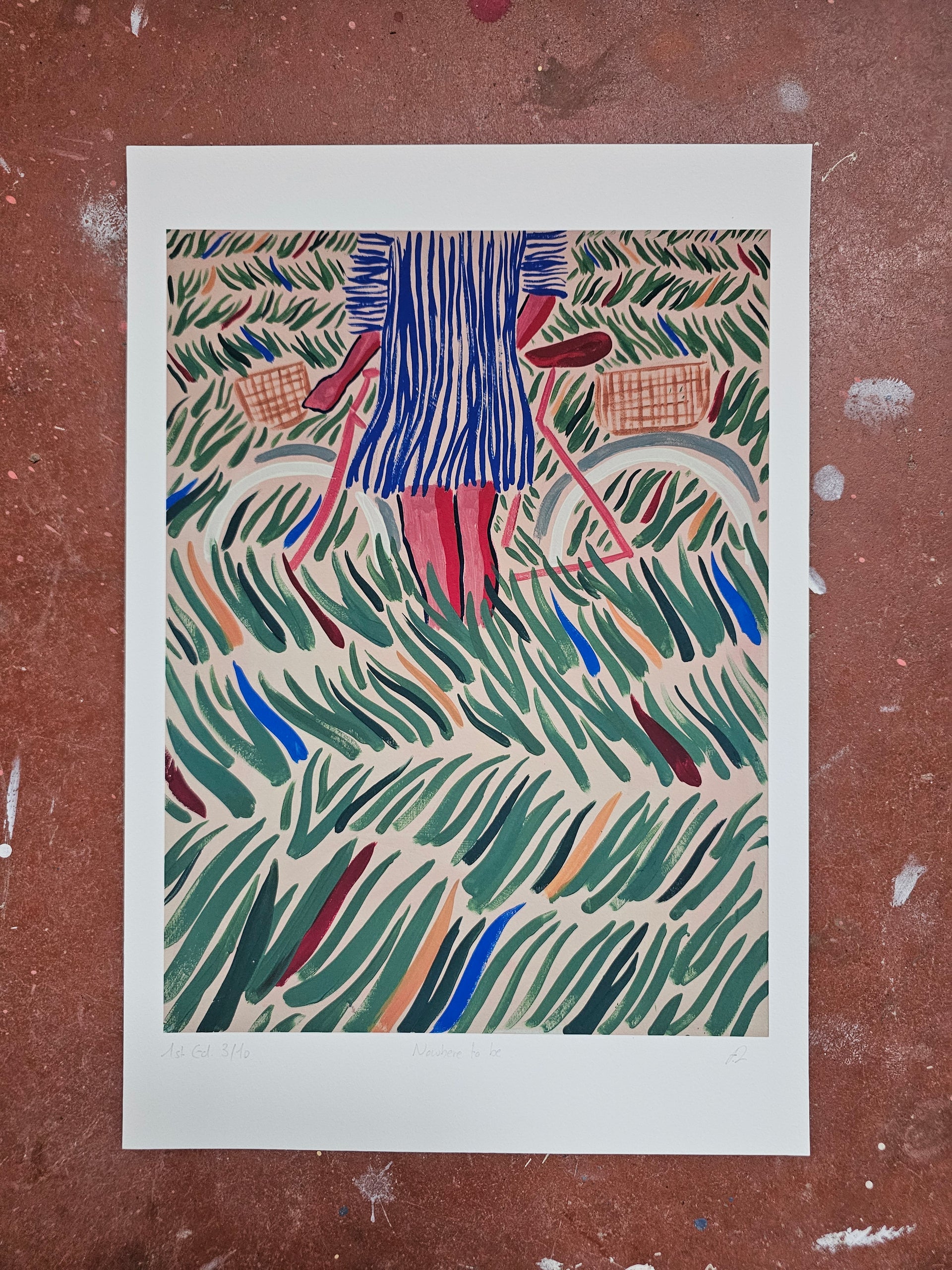 "Nowhere to be" signed & numbered Print