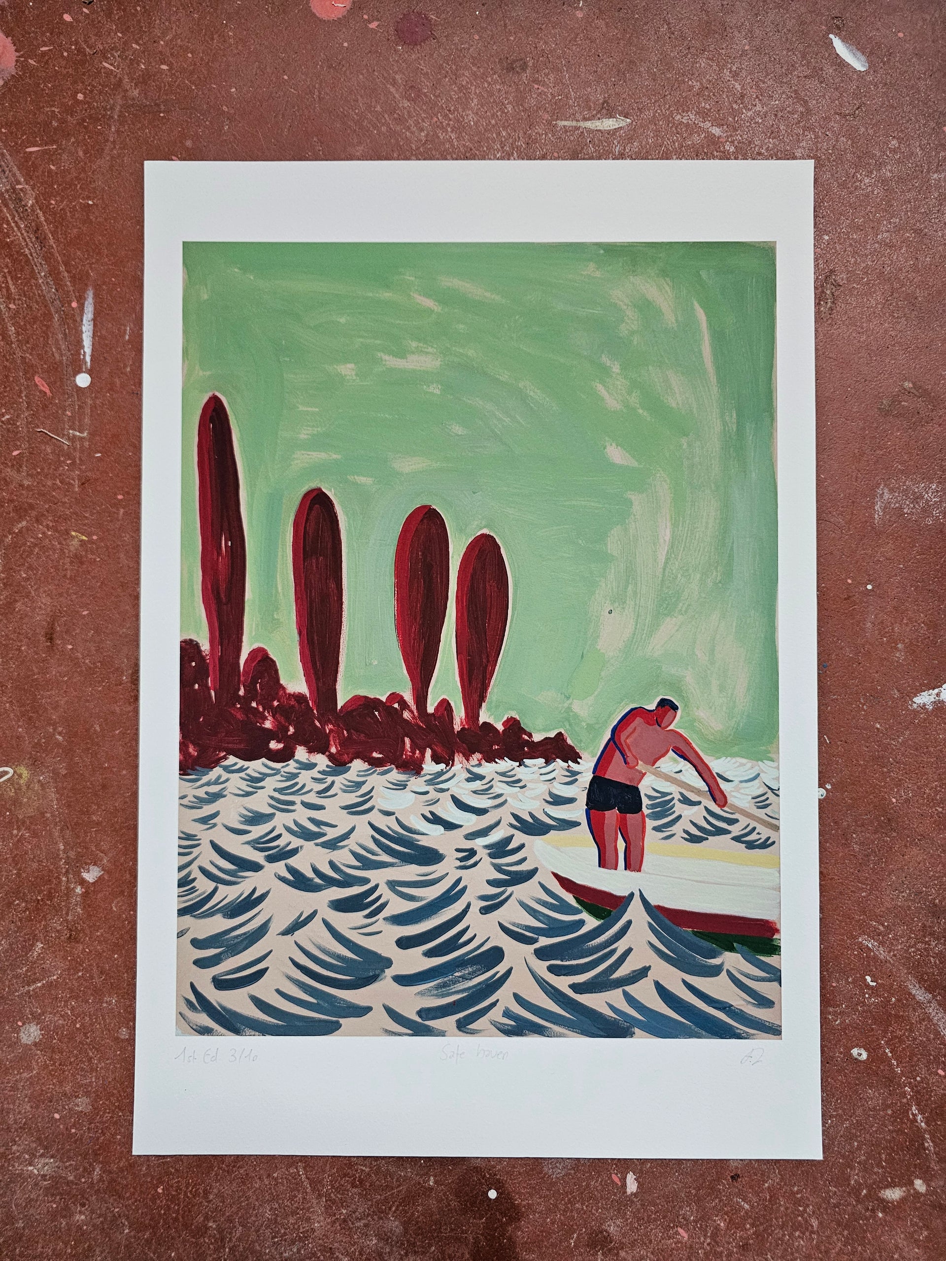 "Safe haven" signed & numbered Print