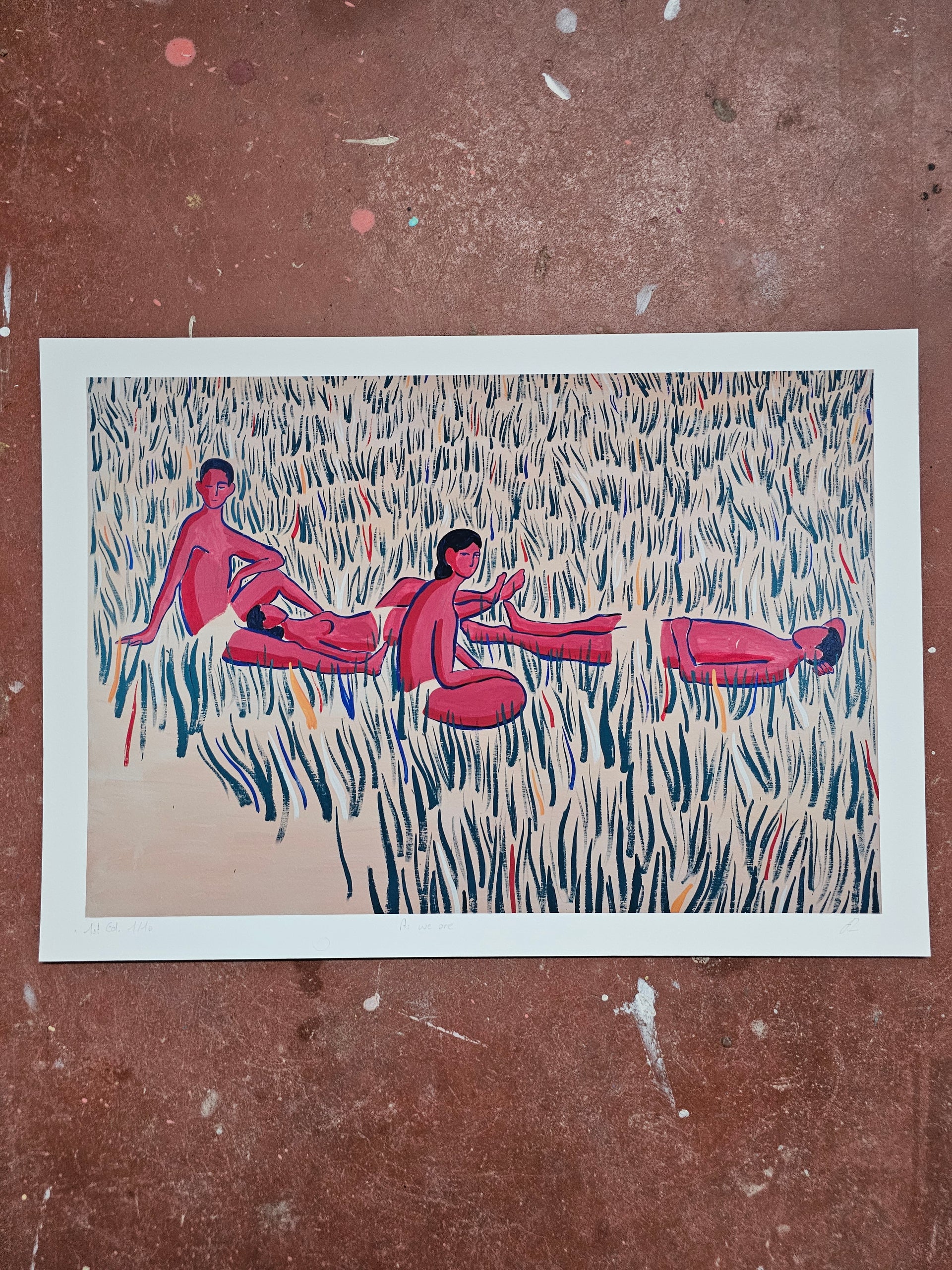 "As we are" signed & numbered Print