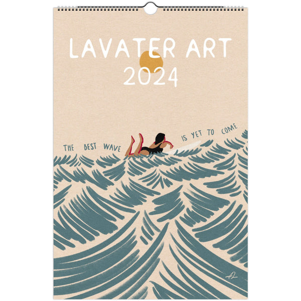 Lavater Art Surfosophy 2024 Calendar (US & CA)