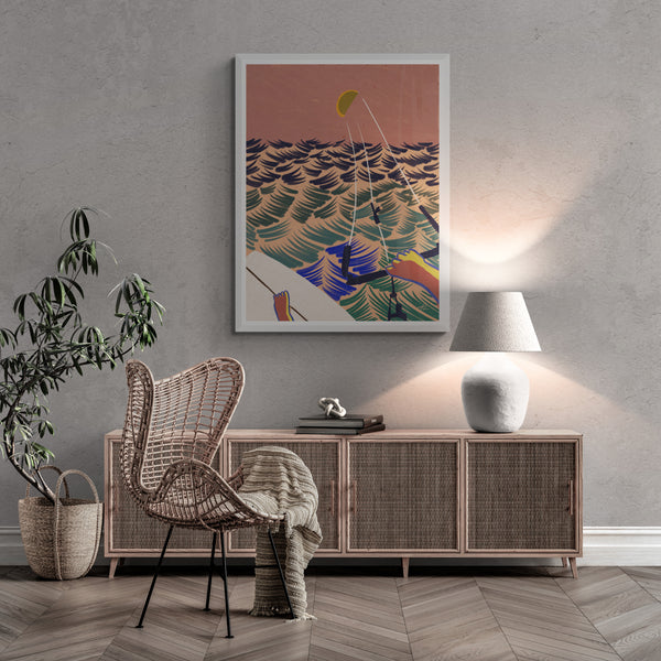 Carried by the wind Framed & Mounted Print