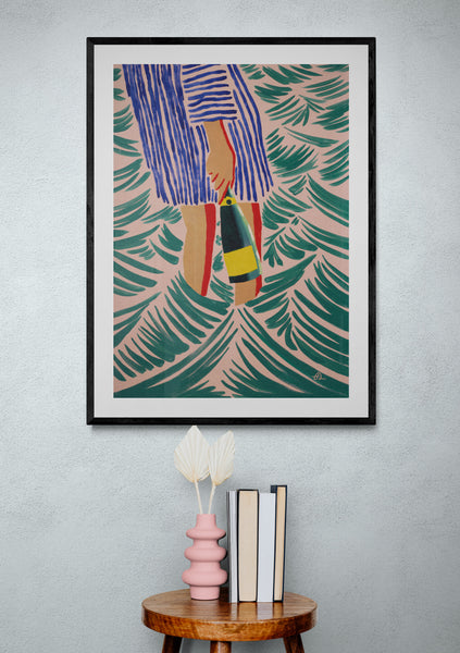 Bring out the champagne Framed Print