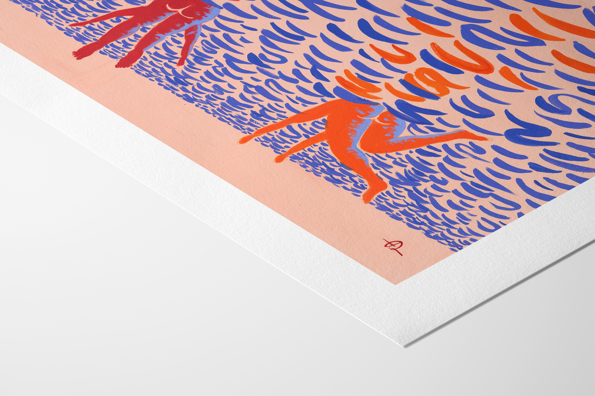 Bottoms up Art Print