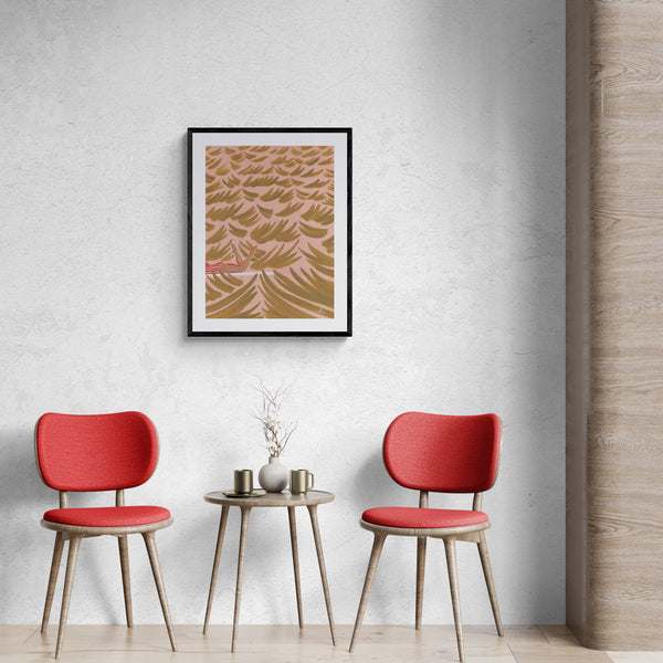 Out of the pic Framed & Mounted Print
