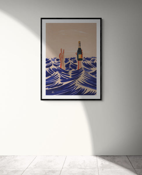 Liquor & Peace Art Print