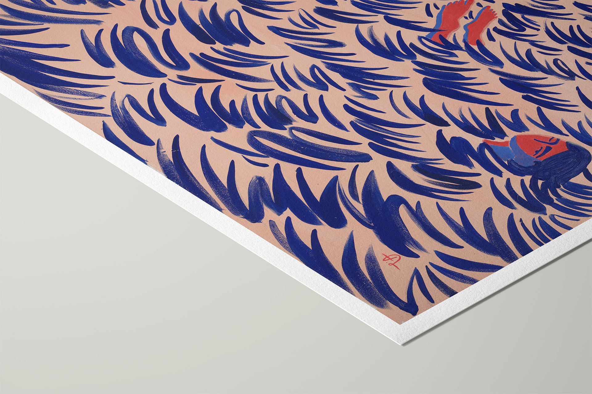 Toes out Art Print