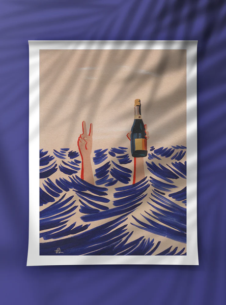 Liquor & Peace Framed Print