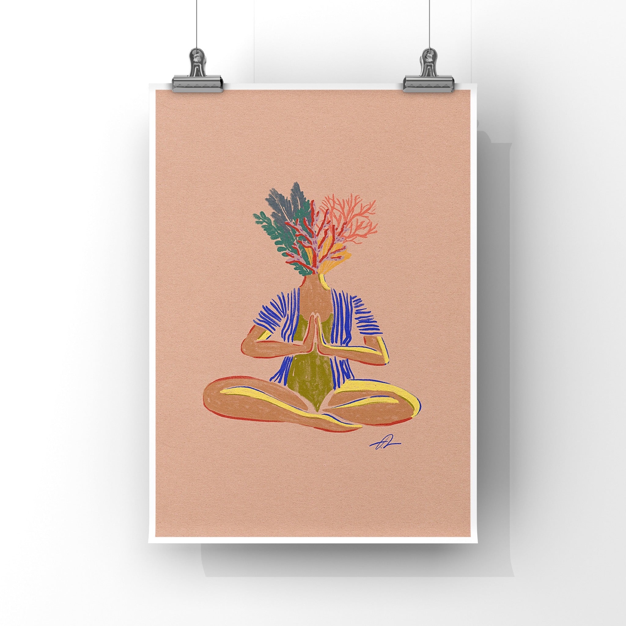 It comes from within Art Print