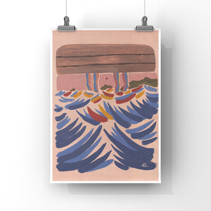 Someone to talk to Art Print
