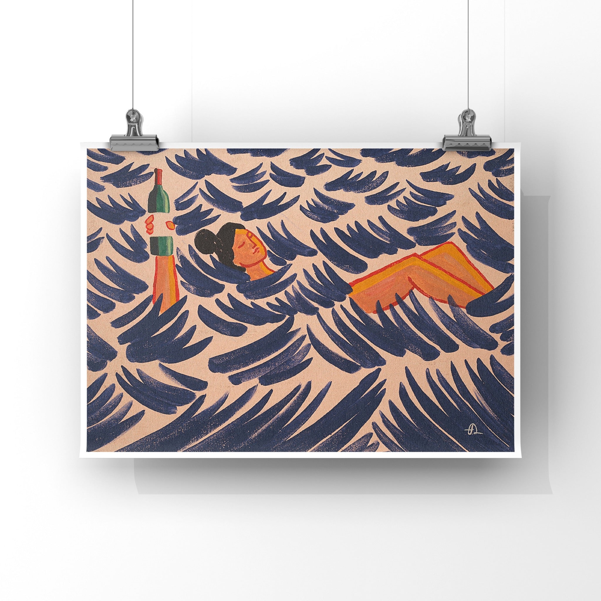 Floating bar Art Print