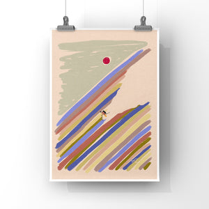 Short cut Art Print