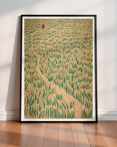 Going on a walk  Art Print