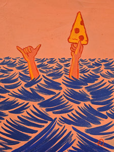 "Pizza x Shaka" Original