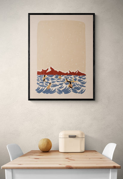 Pool Party Art Print