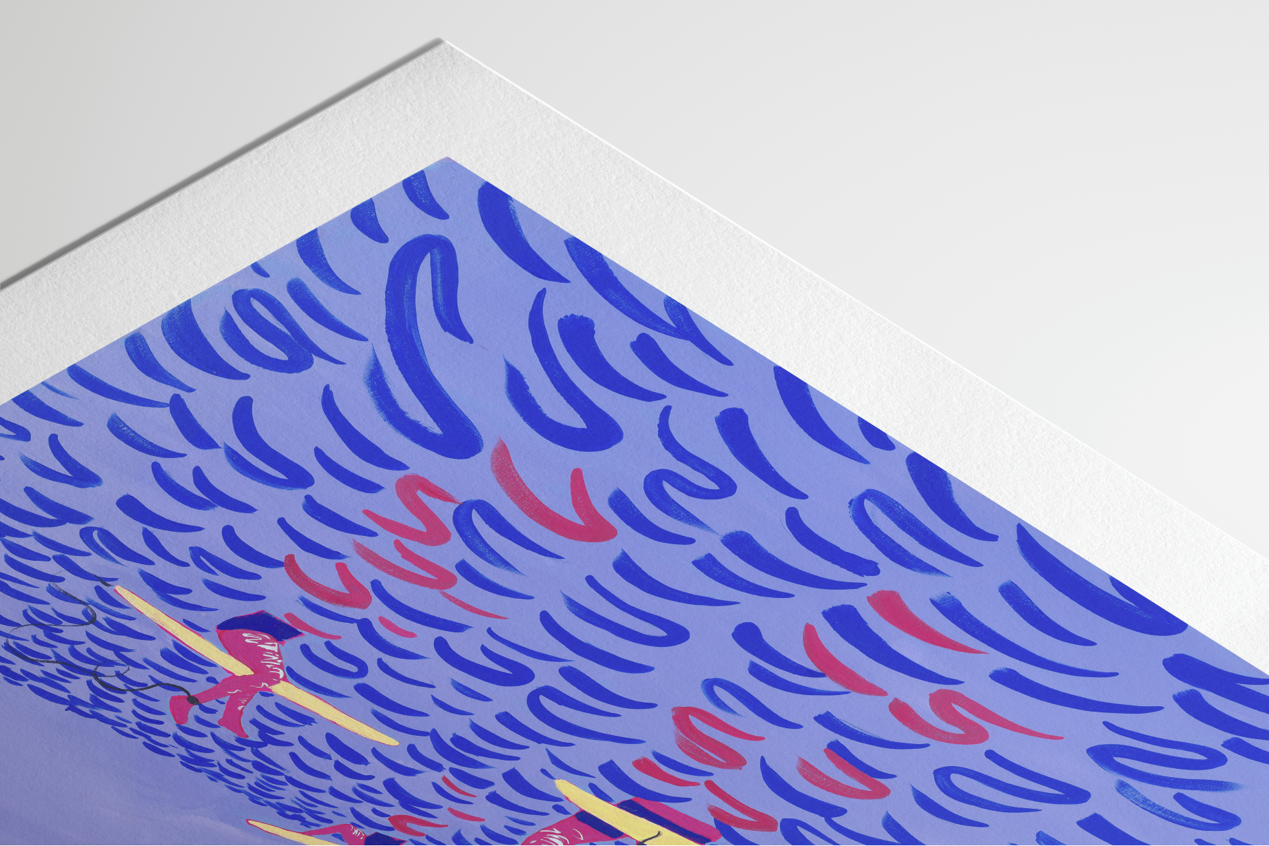 Mermaid perspective Art Print