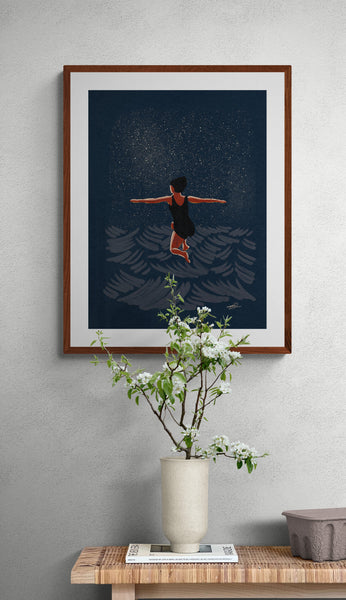 Leap of faith Framed & Mounted Print