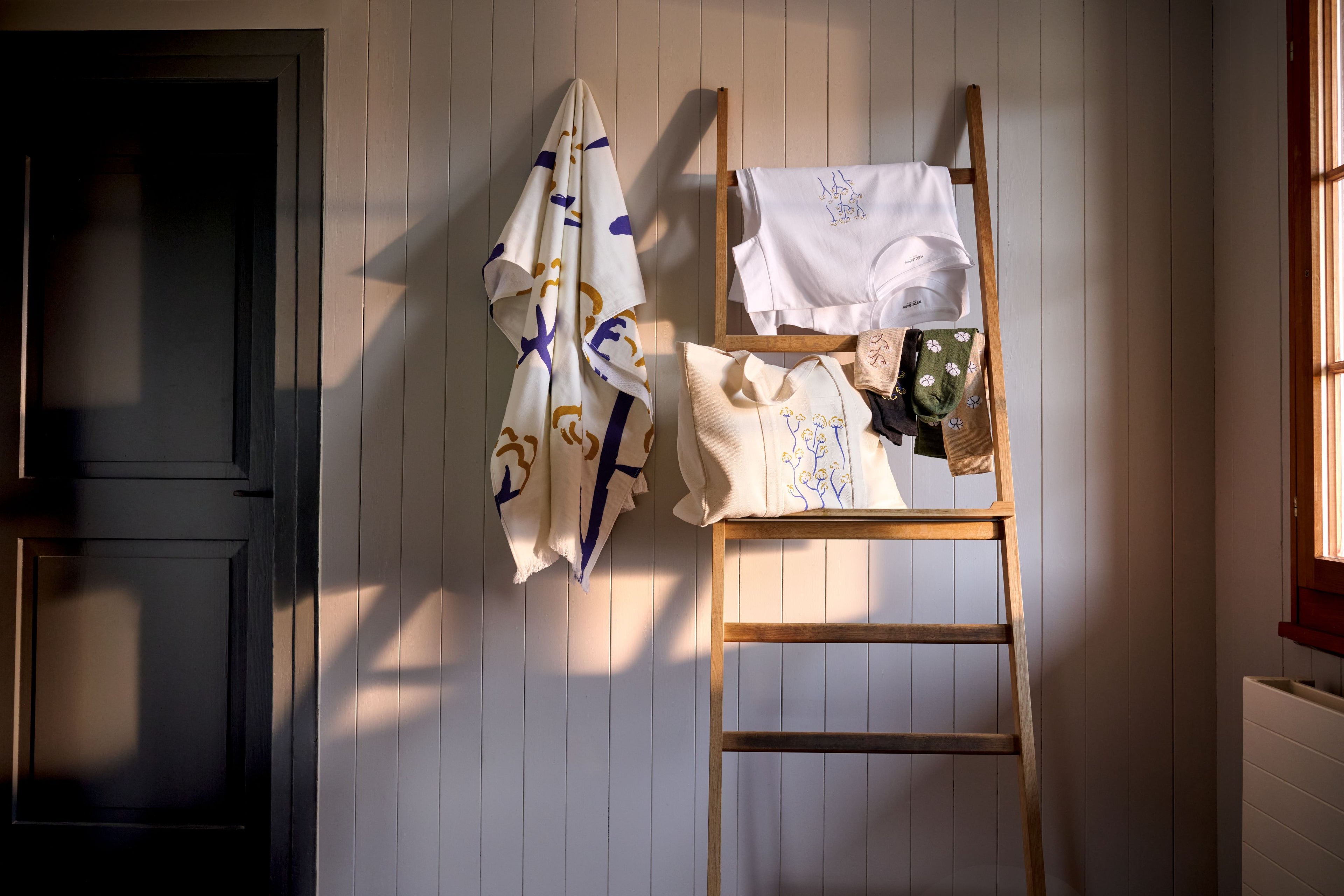 Selected collaborations by Fabian Lavater including artwork applied to clothing and design projects