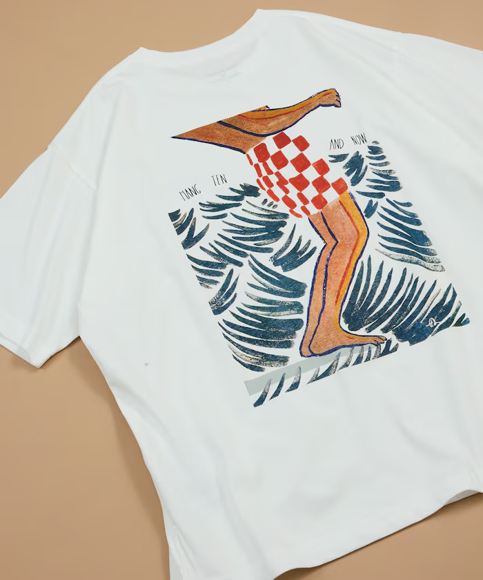 Selected collaborations by Fabian Lavater including artwork applied to clothing and design projects