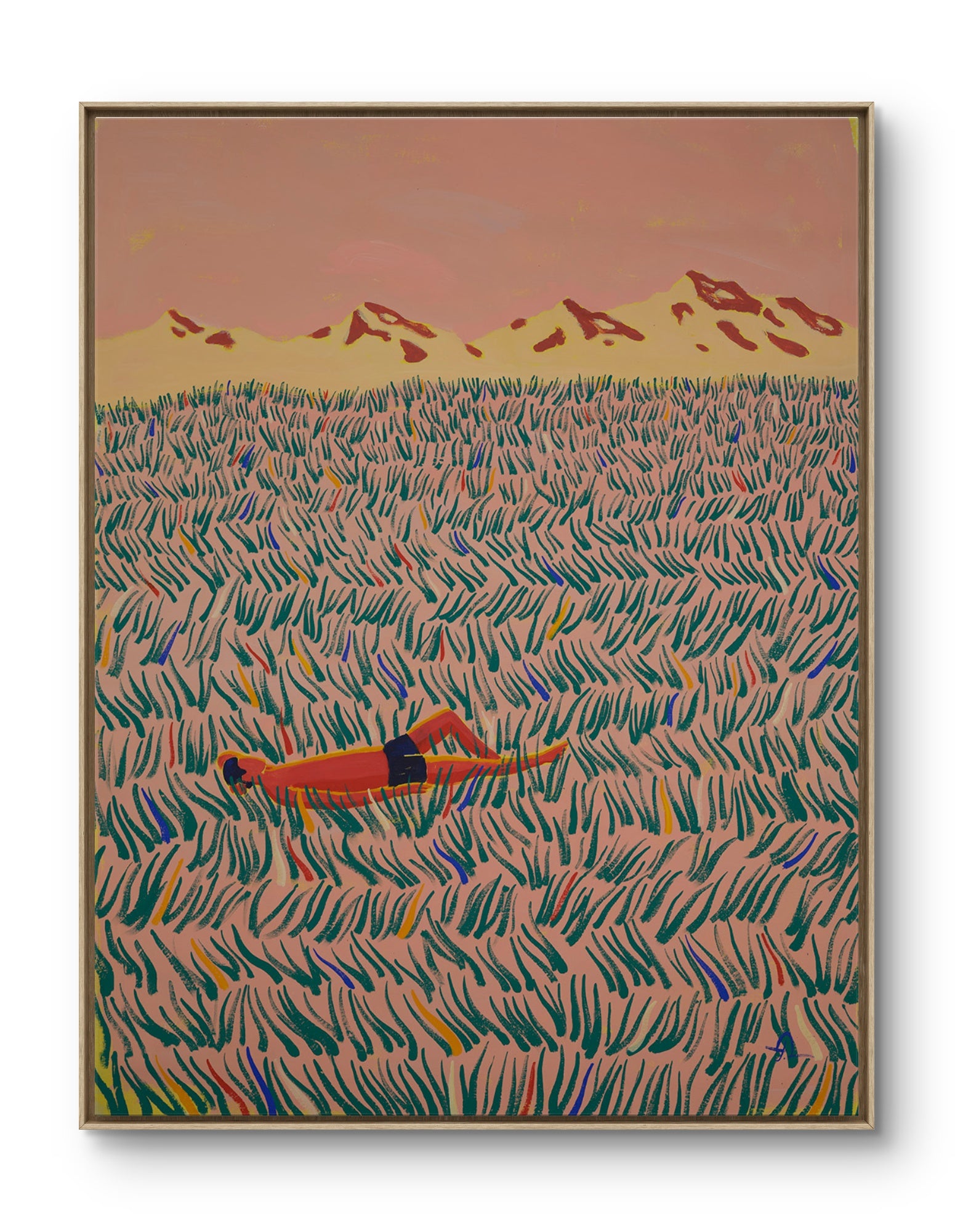 "Doing nothing - but with a view" Original