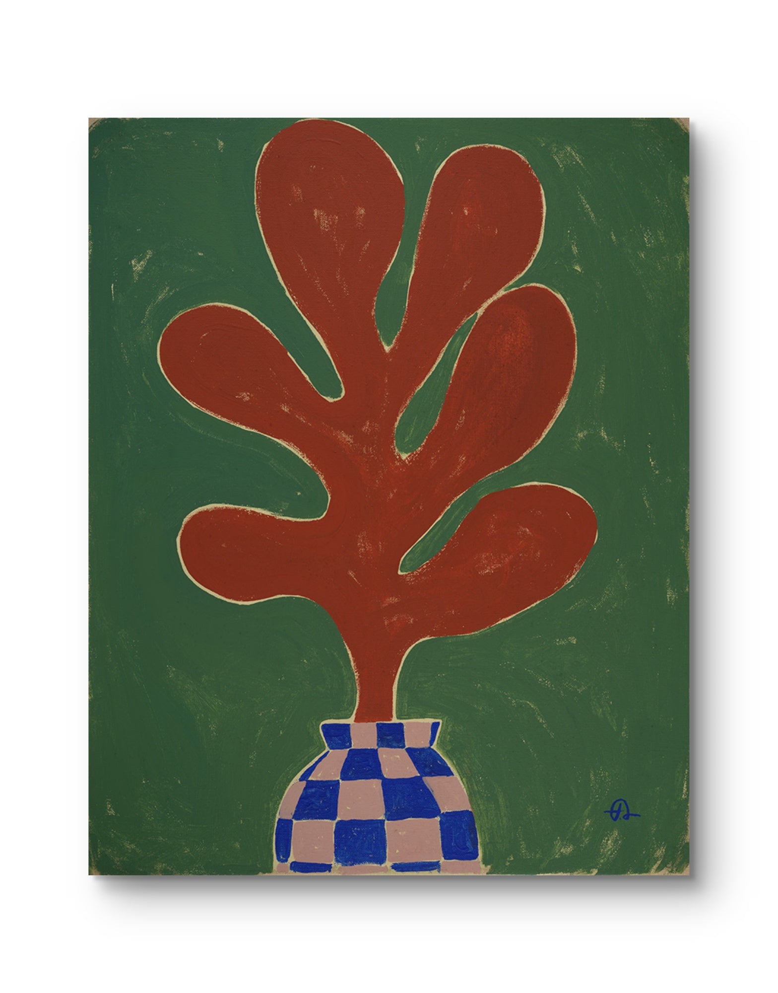 "Red ocean flower" Original