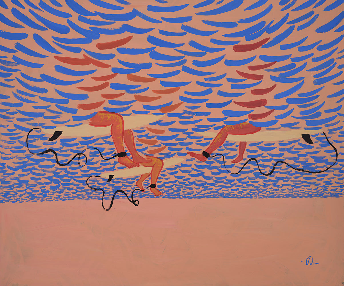 "Feet in the water" original