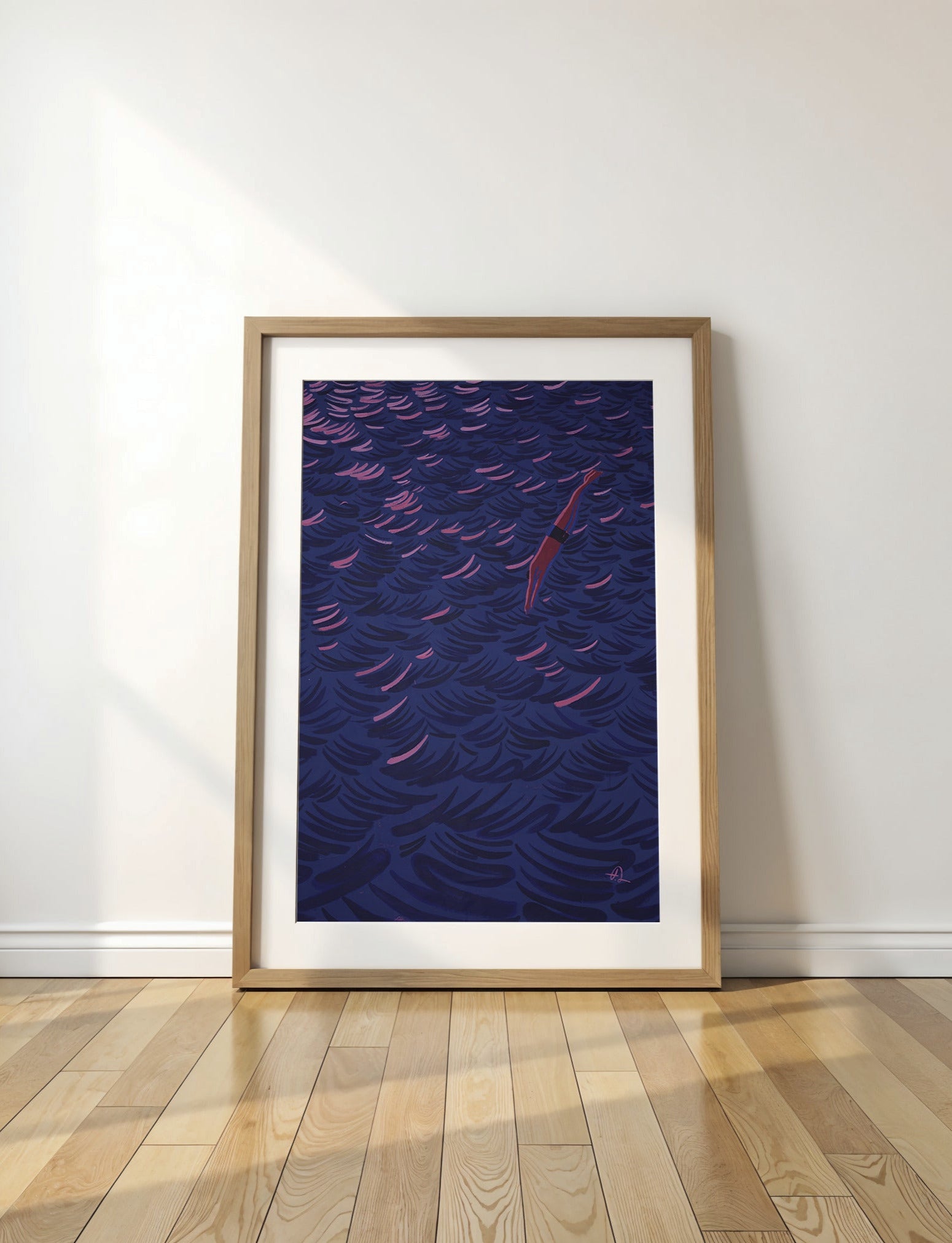 Happiness comes in liquid form Art Print
