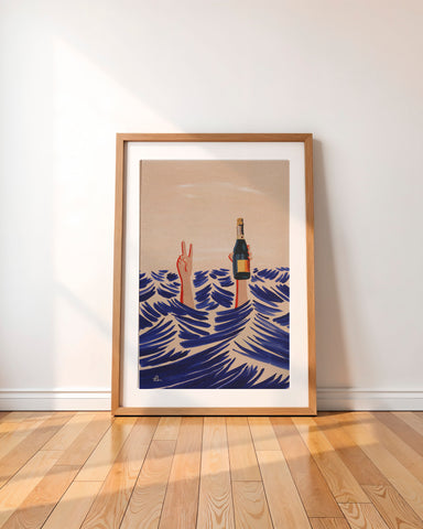 Liquor & Peace Art Print