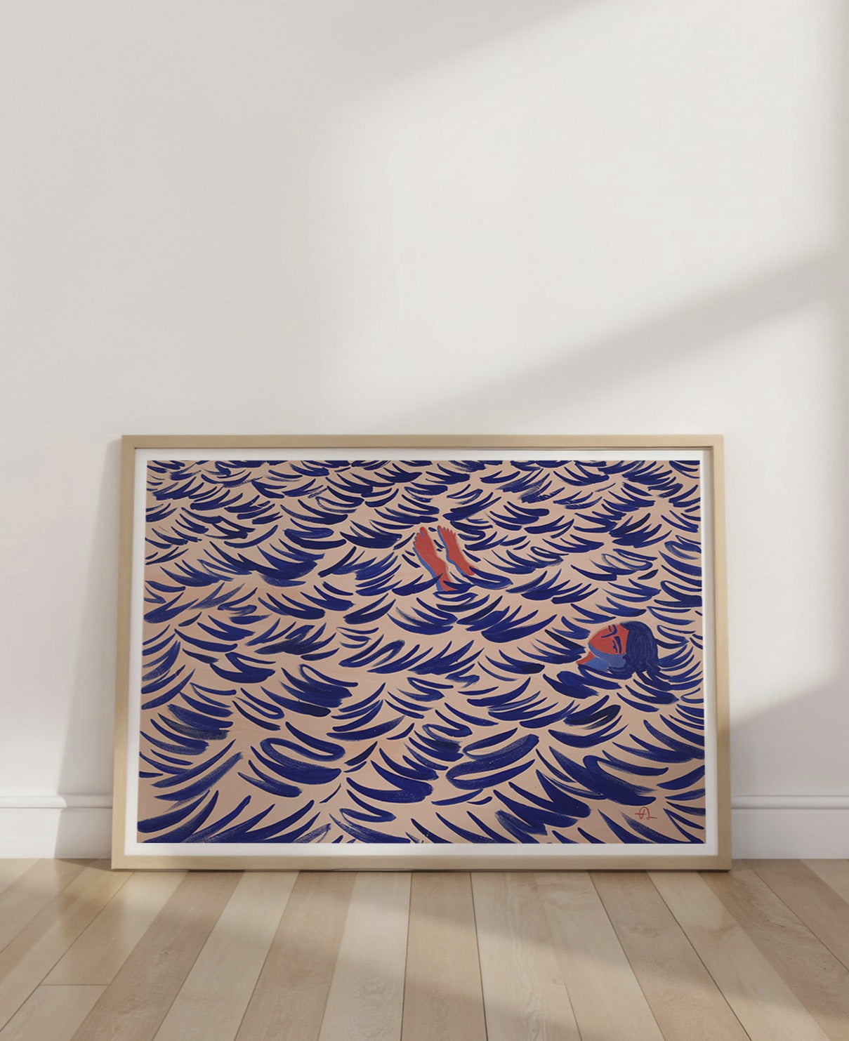 Toes out Art Print