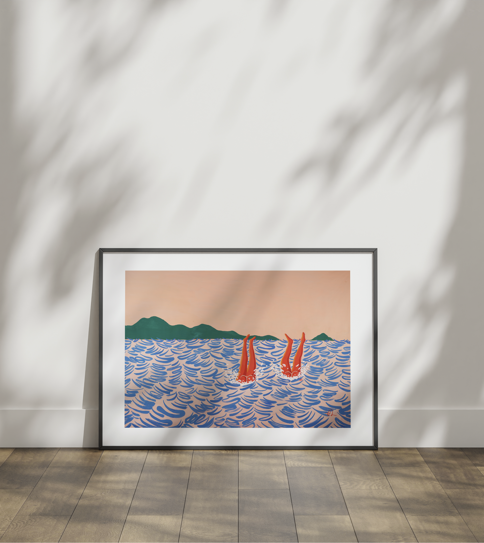 Seeking shelter Art Print