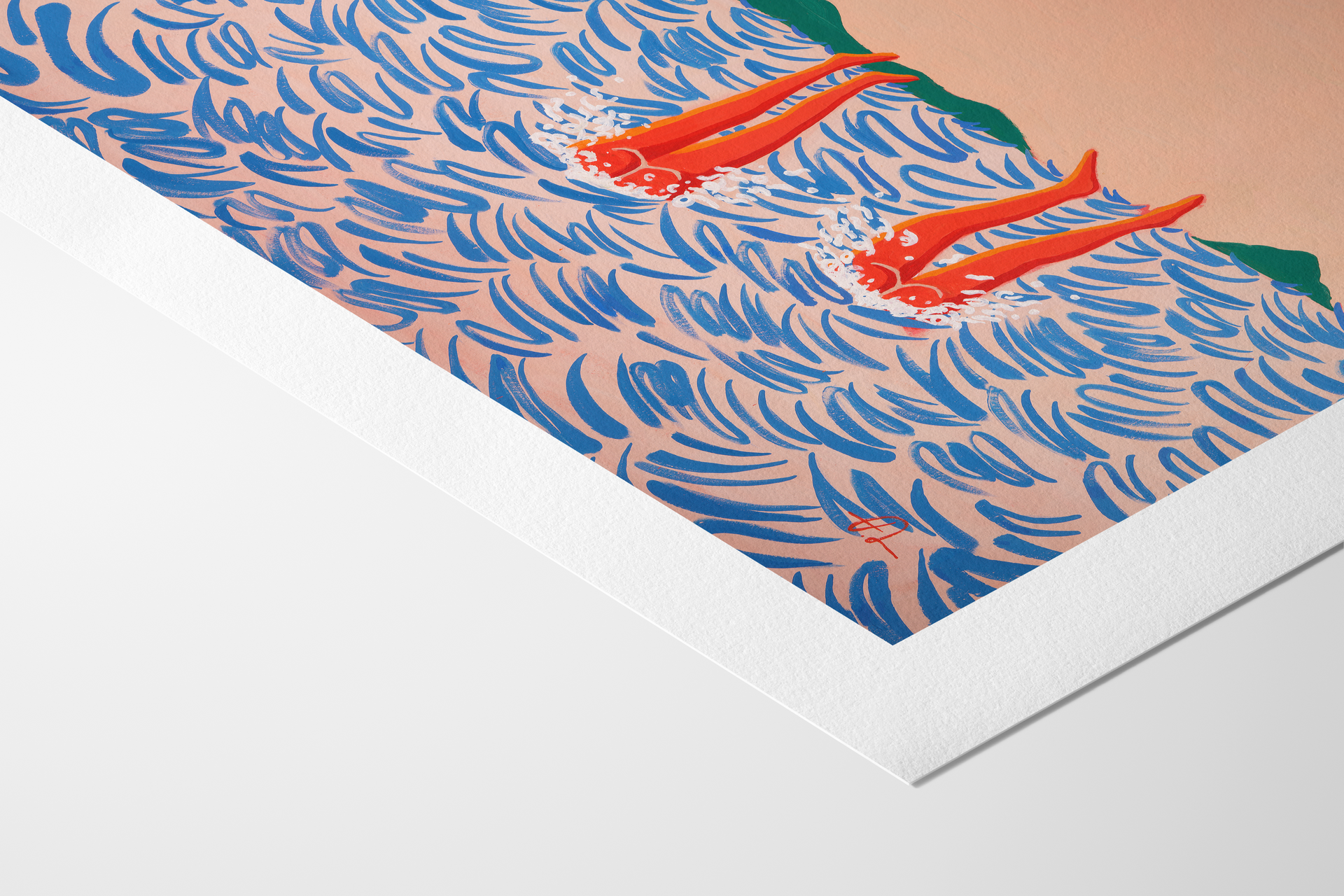 Seeking shelter Art Print