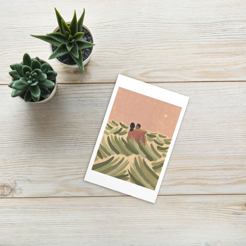 Adam & Eve Art Postcard