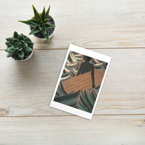The waves are calling Art Postcard