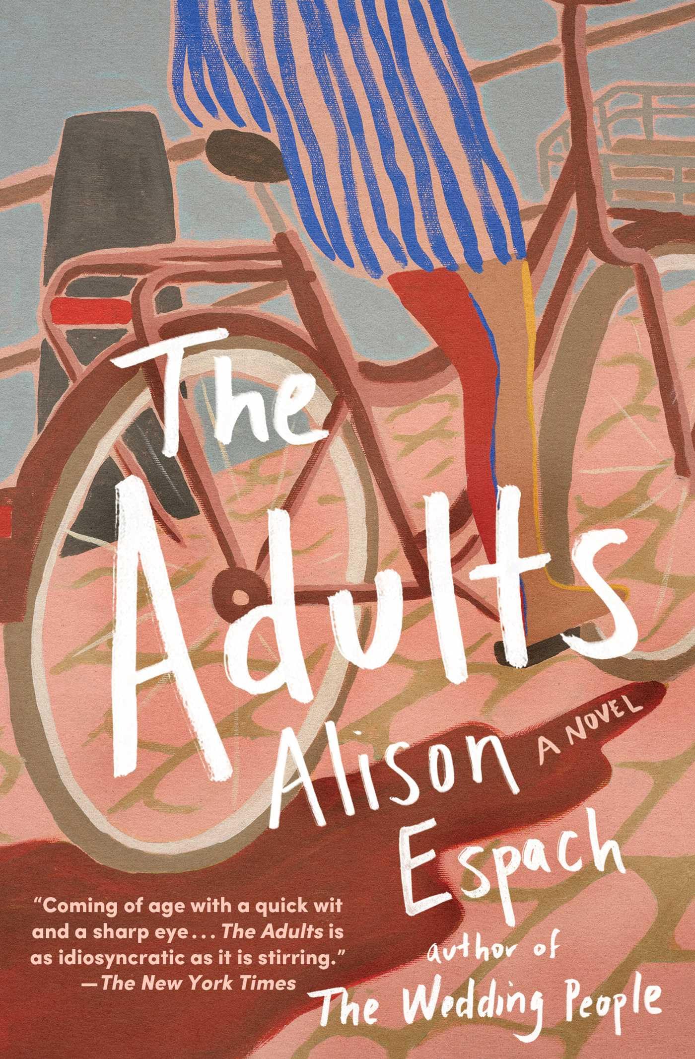 Book cover of 'The Adults' by Alison Espach designed by Swiss contemporary artist Fabian Lavater