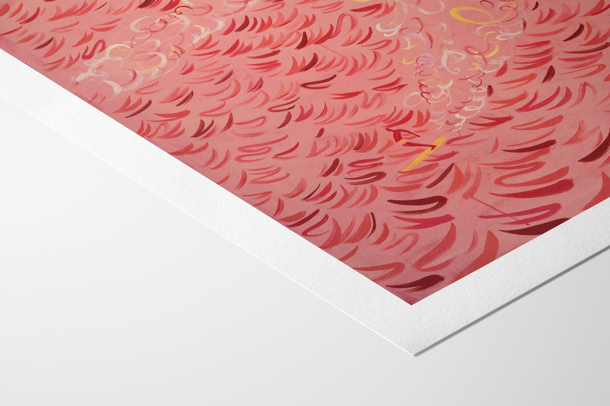 The difference one wave can make Art Print