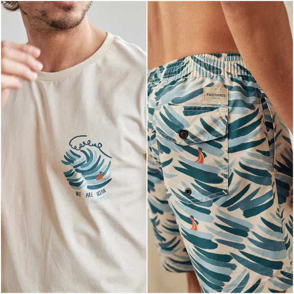 Selected collaborations by Fabian Lavater including artwork applied to clothing and design projects
