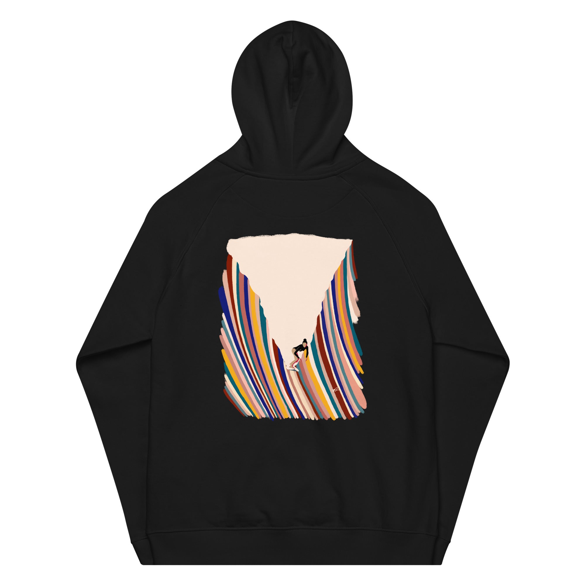 Conquering organic embroidery hoodie