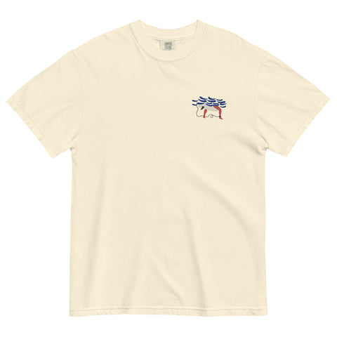 Ocean tourist embroidery tee