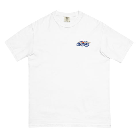 In-between waves embroidery tee