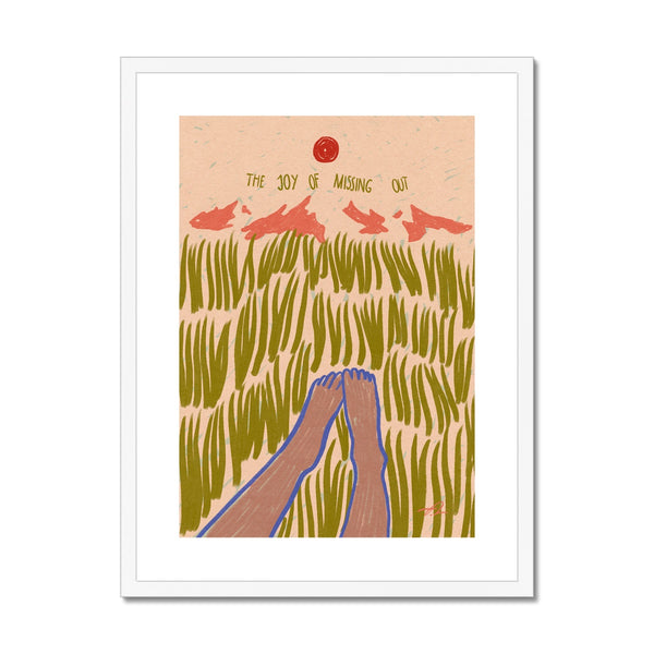 JOMO Framed & Mounted Print