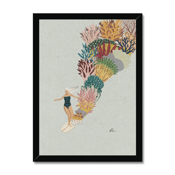 Coral Slide Framed Print