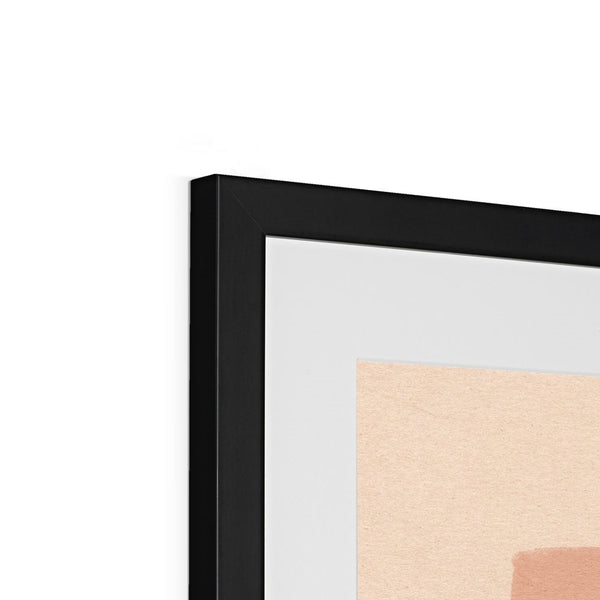 Nowhere to be but the sea Framed & Mounted Print