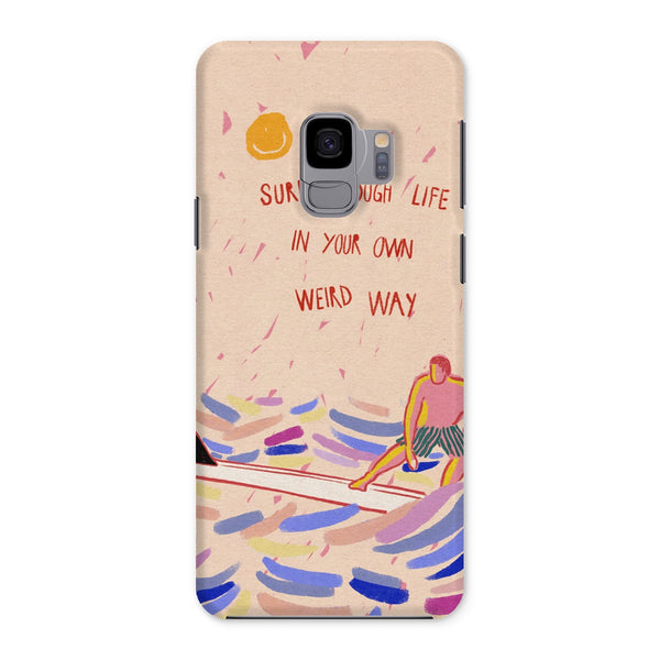 Surf weird Snap Phone Case