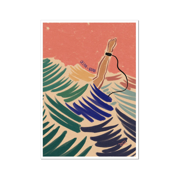 Ocean-bound Art Print