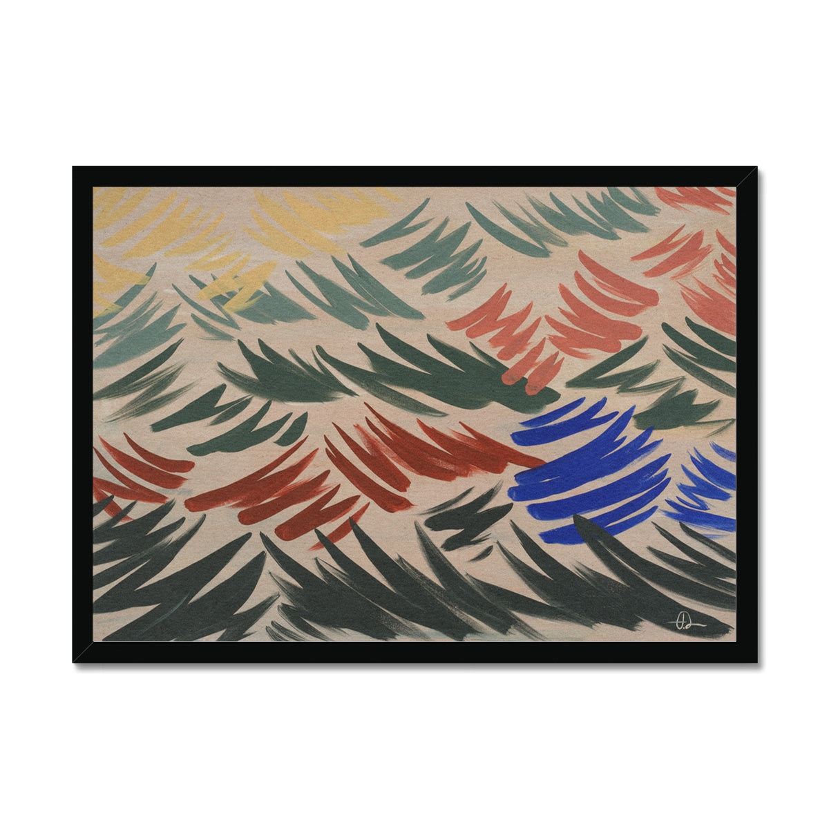 Waves of our sea Framed Print