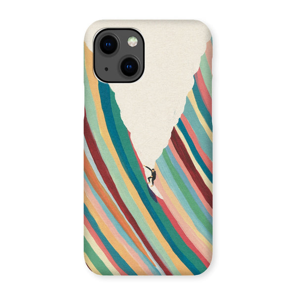 Surfing with Stache Snap Phone Case