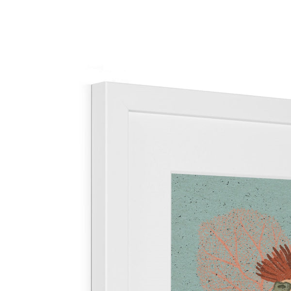 Coral Lady Framed & Mounted Print