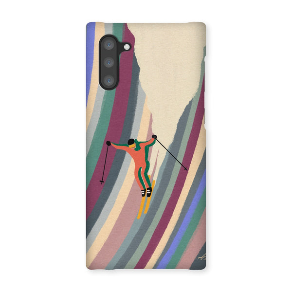 Down the slope Snap Phone Case