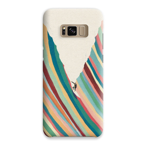 Surfing with Stache Snap Phone Case